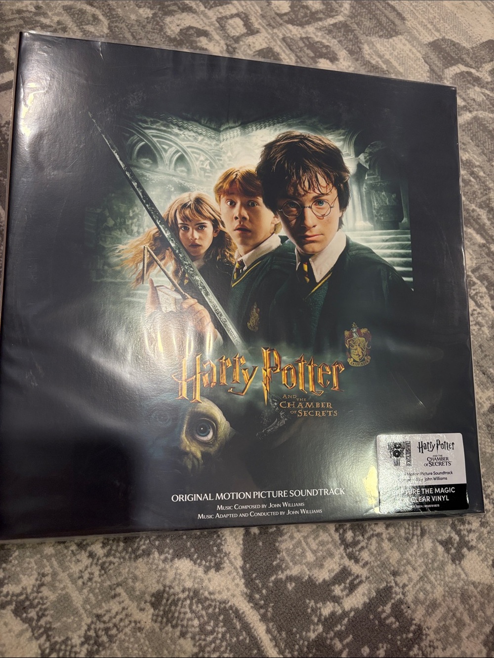 Harry Potter and the Chamber of Secrets RSD clear vinyl